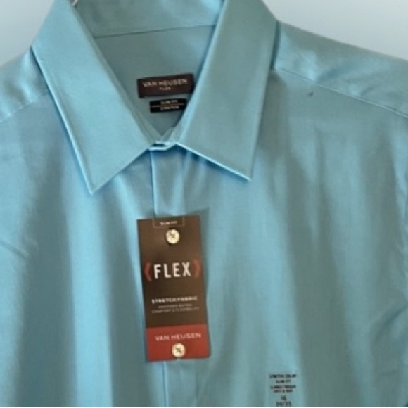 NWT Van Heusen Dress Shirt Flex 16 34/35 - Picture 3 of 3